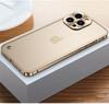 Luxury Metal Frame Lens Protection Cap Aluminum Phone Case For Iphone 13 Pro 14 Pro Max 12 Pro Max 11 Matte Translucent Cover