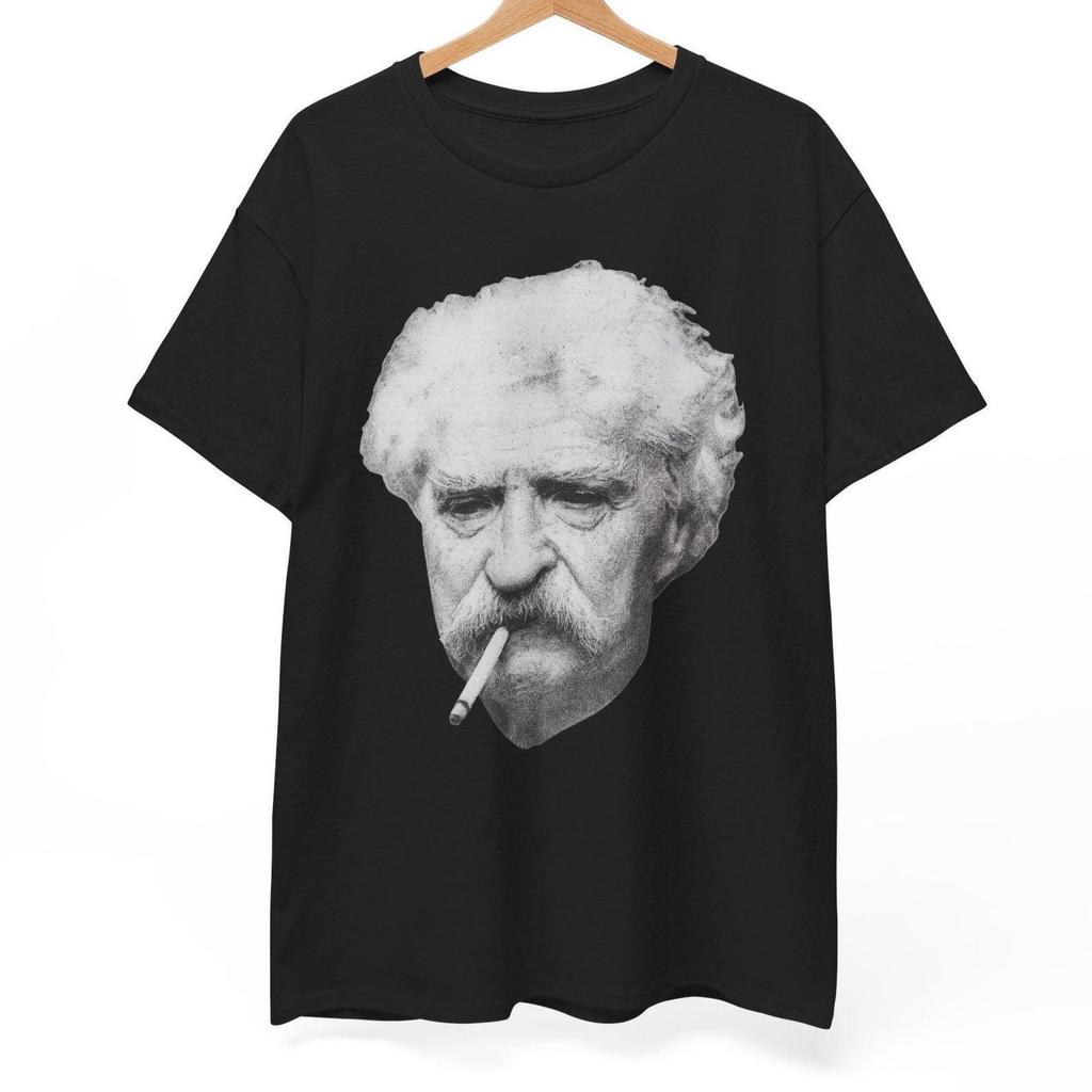 Mark Twain T-Shirt: Satirical Literary Icon, American Wit Unisex Tee