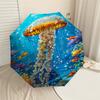 1PC Jellyfish Coral Umbrella-8-Rib Reinforced, Automatic Open, Lightweight & Durable, Fashion Accessory for Outdoor, J0413