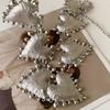 Gothic Waist Belt Stylish Seashells Heart Waist Chain Belt Elaborate Chain Belly Chain for Dress Cowboy Belt Waist Chain