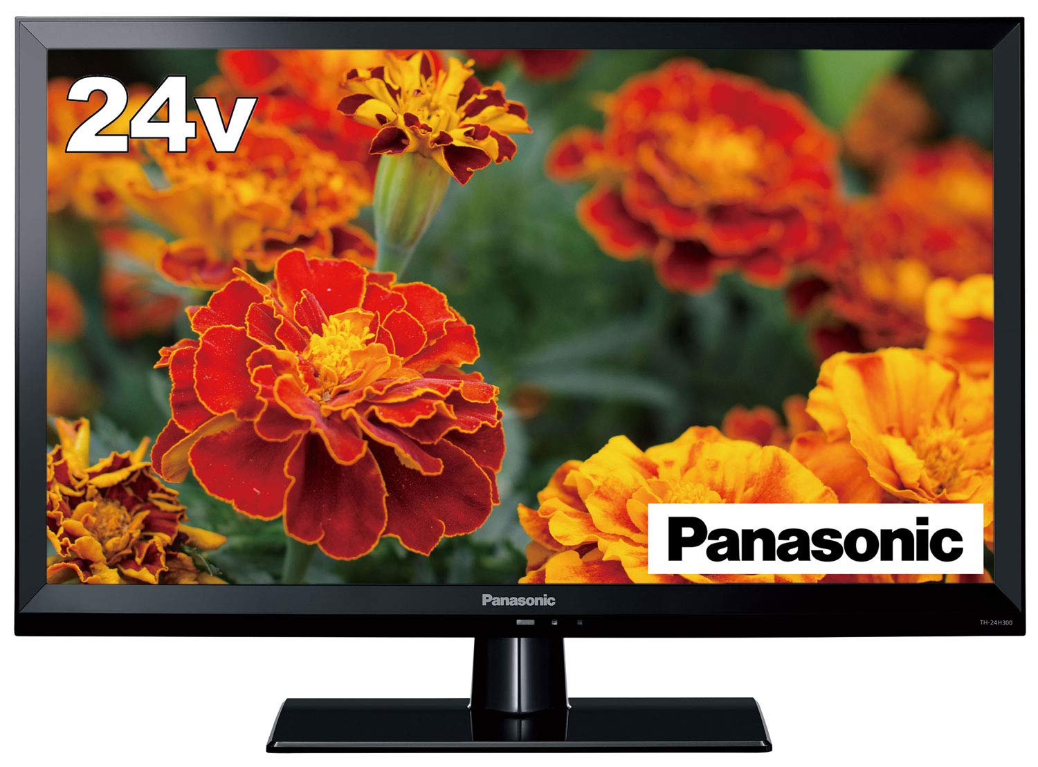 Téléviseur LCD Panasonic 24 V VIERA Compatible avec les liaisons de saut de pièce Compatible avec l'enregistrement de programme inversé TH-24H300 Hi-Vision