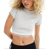 Adidas Originals Tape Waistband Cropped Tee IS2318
