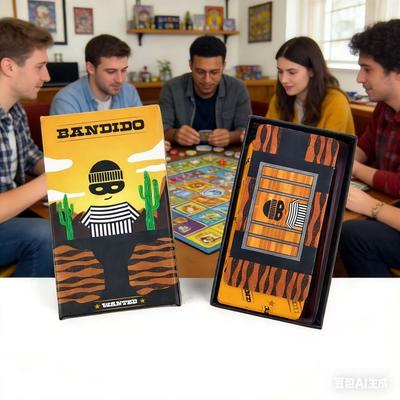 Hot Bandido Bandida Board Game 1-4 Players Strategy Puzzle Card Game For Kids & Adults Party Family Fun Strategy Game