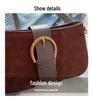 2025 Trendy Retro Women's Square Suede Shoulder Bag