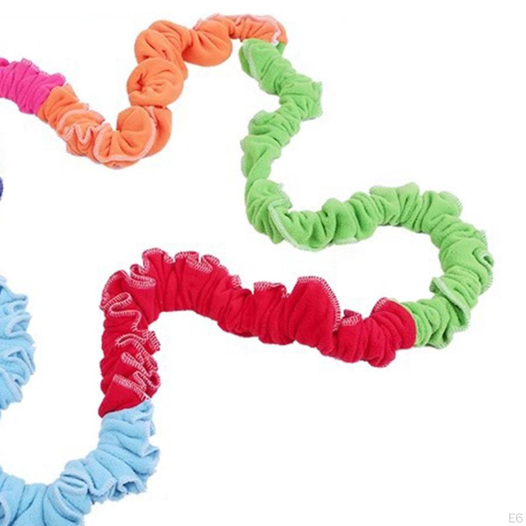 Kids Cooperative Stretch Band Rally Ring Creative Movement Prop Entertainment Toy Rope for