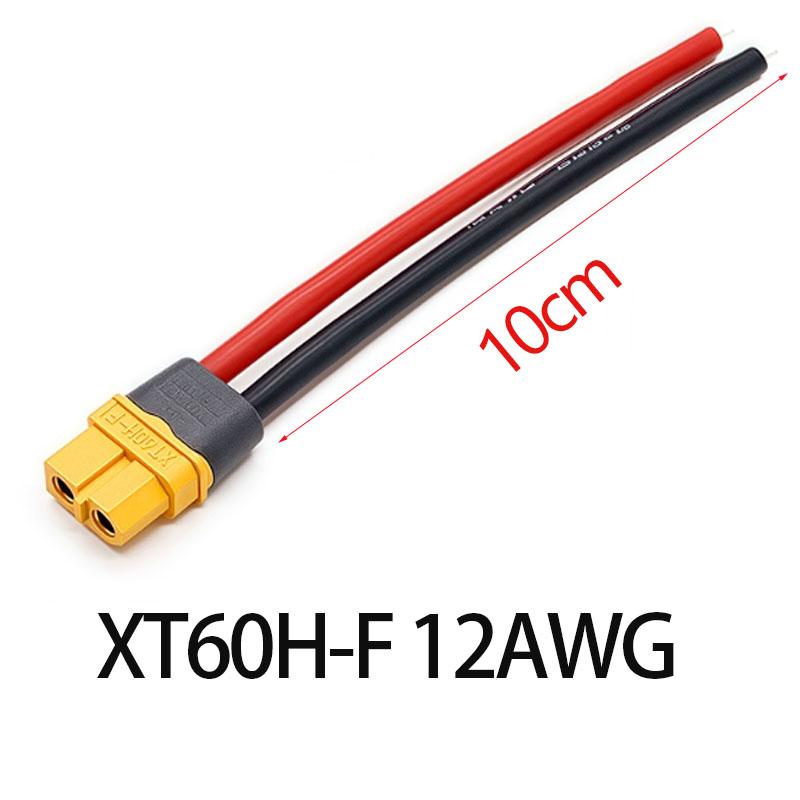 1PC Amass XT60H 10cm/30cm12AWG XT60E-F XT60H Plug Extension CordHigh Current Battery Electric Adjustment Plug