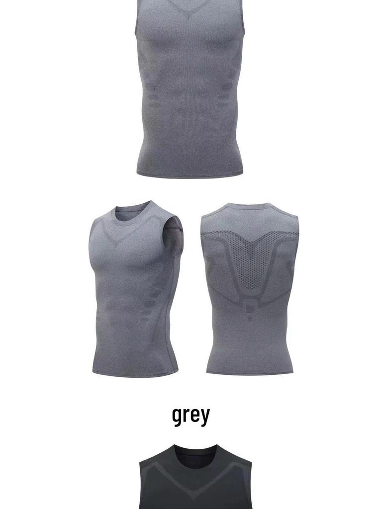 Summer Basketball Fitness Tank Top - Breathable, Quick-Dry, Sweat-Wicking, High-Elastic Sleeveless Tee