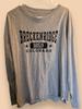 Breckenridge Colorado 1859 T Shirt Unisex Large Gray Crew Graphic Long Sleeve