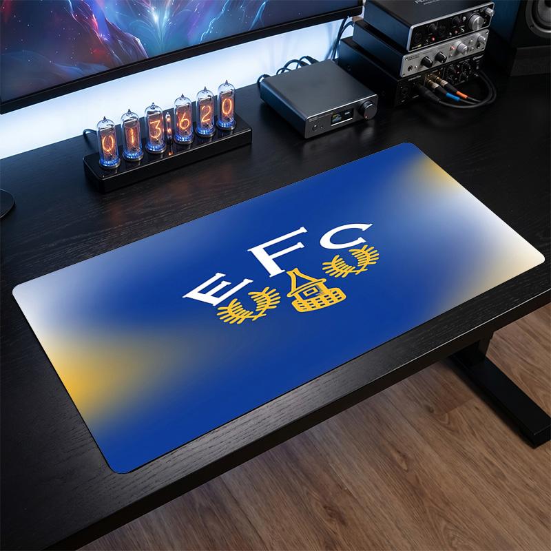 Tappetino per Mouse Grande Stampa Calcio Everton, Tappetino Esteso Antiscivolo per Scrivania da Gioco per Ufficio Casa