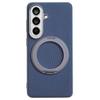 Case for Galaxy S25 - TPU+PC+Leather/PU, Gray, With Stand