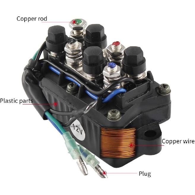 

Road Passion Starter Solenoid Relay for YAMAHA 2000 40MLHY 40TLRY 50EJRY C40TLRY C50TLRY F40ESRY F40MLHY F40MSHY F40TLRY F50TLRY T50TLRY