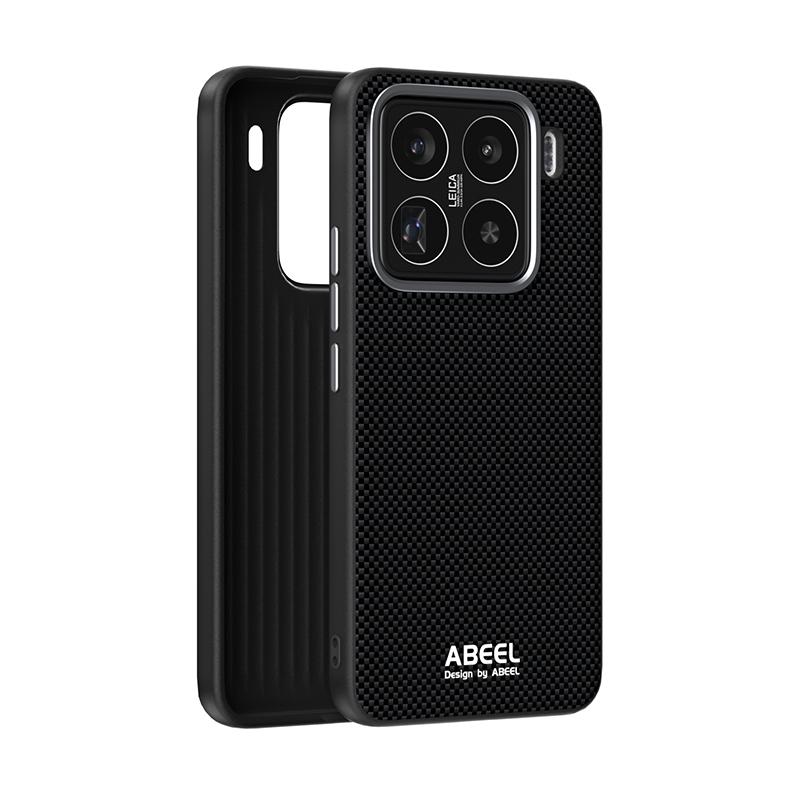 For Xiaomi 15 Pro Case Slim Shockproof Magsafe Magnetic Wireless Charger Carbon Fiber Case Cover Metal Lens Anti-slip Grip Funda Pc + tpu&Xiaomi 15 Pro