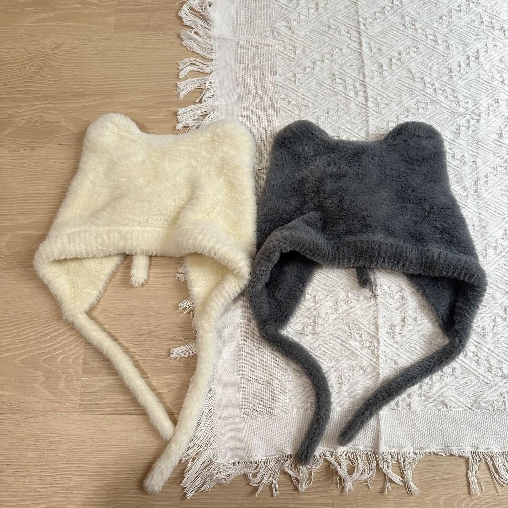 Ear Protection Plush Hat Bear Ears Children's Hat Cute Bear Ear Hat  Children