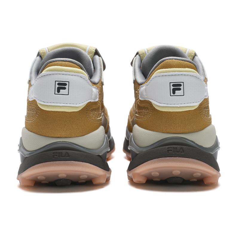 FILA KM 2 Comfortable Breathable Durable Low-Top Running Shoes Women sneaker Yellow Orange F12W443115FTP