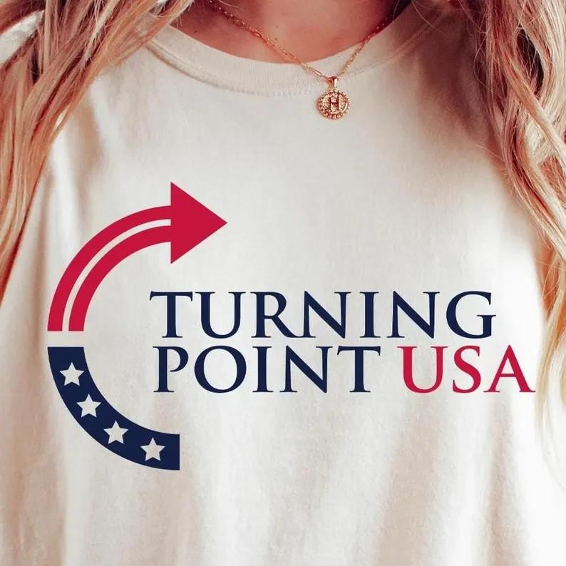 Turning Point USA TShirt, Charlie Kirk Shirt, Rest in Peace Charlie Unisex T-Shirt XL