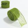 Christmas Ribbon for Tree Stripe Sequin Ribbon, Glitter Polyester Fabric Wide Craft Wrapping Holidays Decorative Ribbons Wreath Floral Arrangement