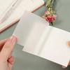 200/300Sheets Clear Sticky Notes Waterproof Self-Adhesive Translucent Sticky Notes Pad for Books Annotation and Tracing Post It