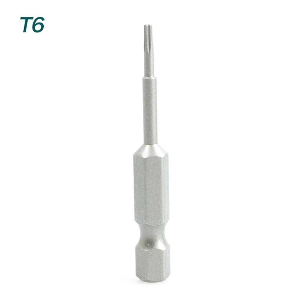 50mm Torx Screwdriver Bit With Magnetic 1/4 Inch Hex Electric Screwdriver Bit Alloy Steel Screw Driver Handle Power Tools T5-T40