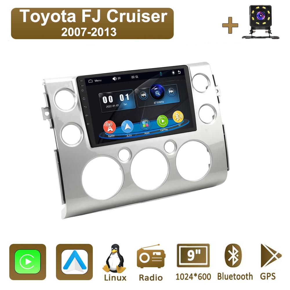 Icreative Мультимедийный MP5 Плеер Автомагнитола Головное Устройство Стерео Навигация GPS BT Для Toyota FJ Cruiser 2007-2013