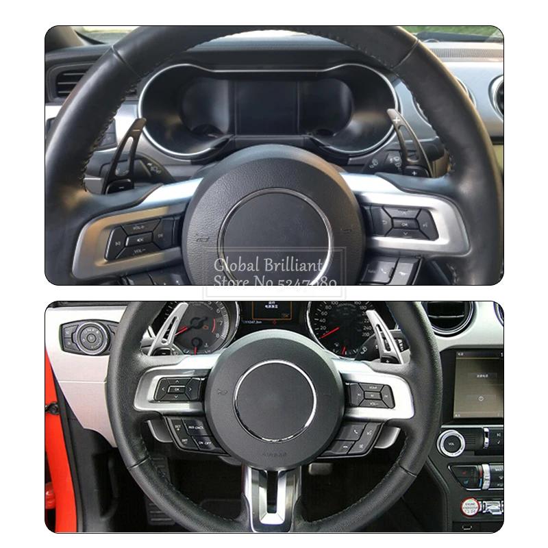 Paar Auto Lenkrad Shift Paddle Shifter Getriebe Verlängerung Für Ford Mustang 2015 2016 2017 2018 2019 Aluminium Decor Zubehör