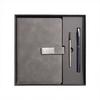 Custom Logo School & Business Notebook Set Wired Glue Bound PU Leather Cover Notepad Gift for Students and Professionals