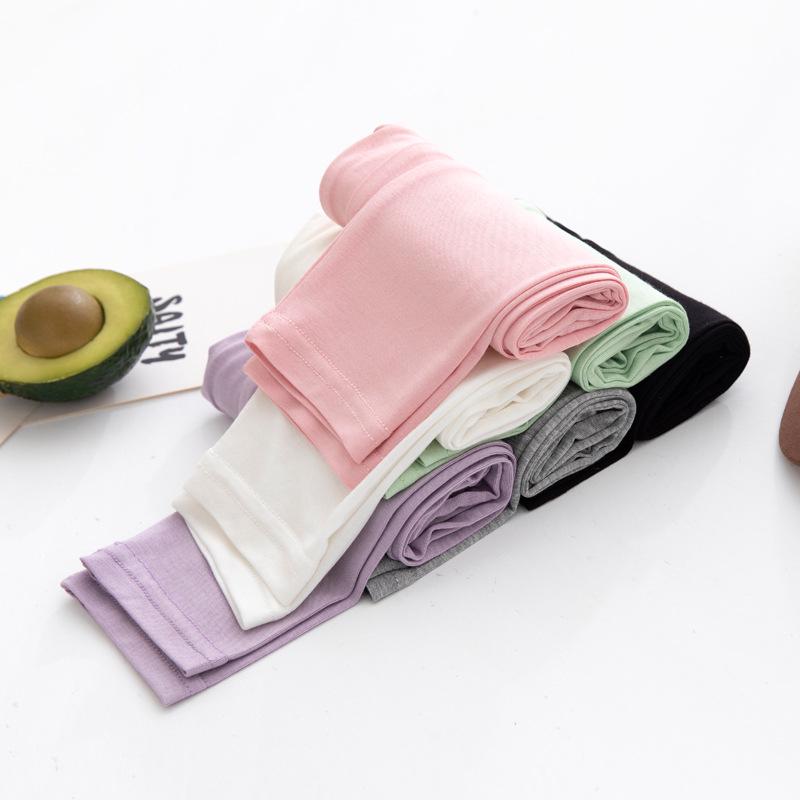 Letní dívčí legíny s potiskem bonbonů: Všestranné, Elastické, Tenké, Délka 9 bodů