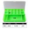 Double-Layer Fishing Box Bait Container Portable Lure Storage Box Fishing Tool Organizer Boxes for Bait & Accessories