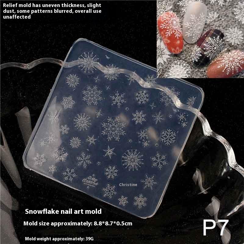 1 Pc Crane Swan Conch Silicone Nail Mold Beauty Fish Tail Conch Starfish Nail Art 3D Decoration Diy Nail Mold