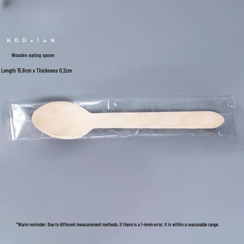 Disposable Biodegradable Wooden Spoons