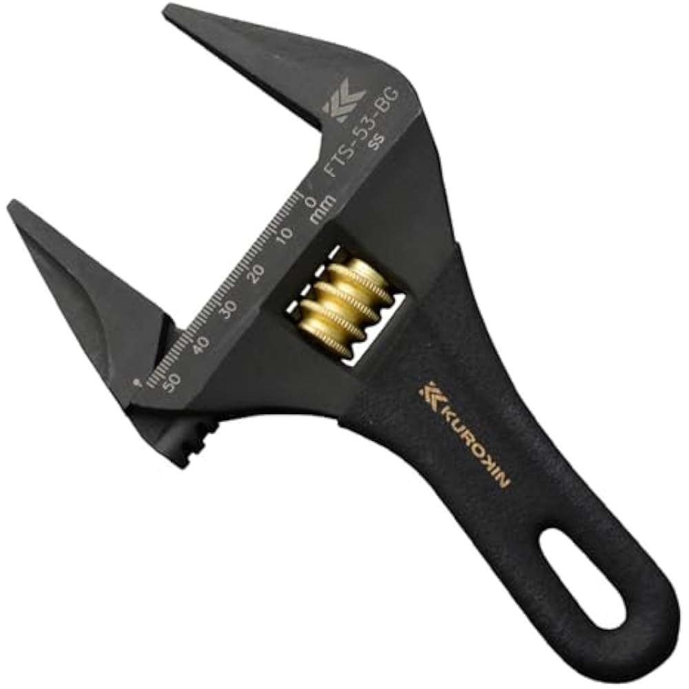 Fujiya (Fujiya), Light Short, Monkey, No Gizzes, Black Gold, Total Length: 181 mm, Maximum Openin...
