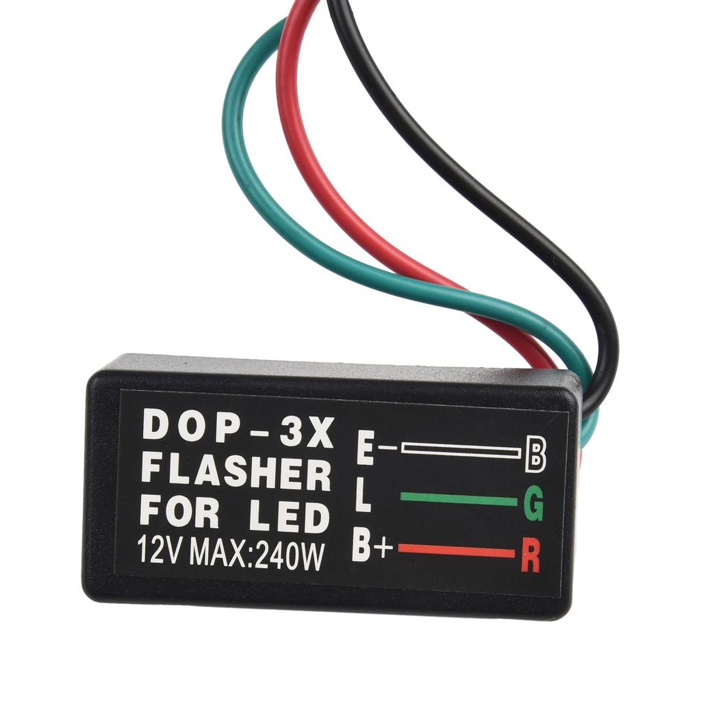 LED Licht Blinkrelais, Für 3-Pin Motorrad ATV Auto Blinker 12V Wasserdicht