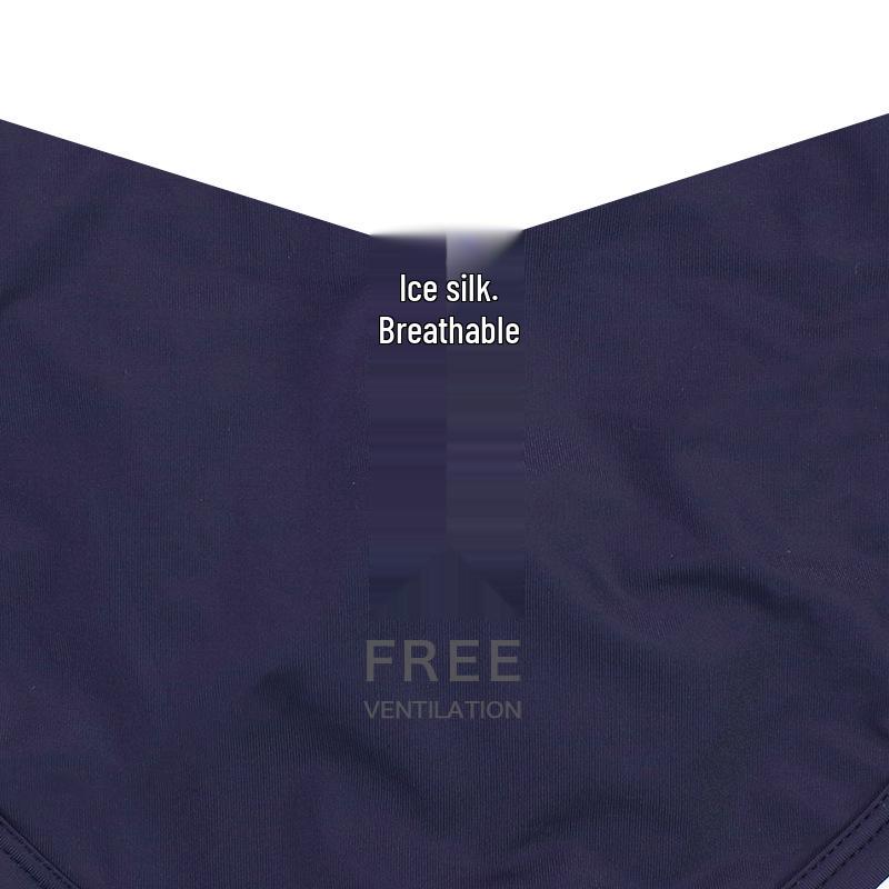 Men's European & American Style Ice Silk Thong - Cool & Sexy Summer Underwear