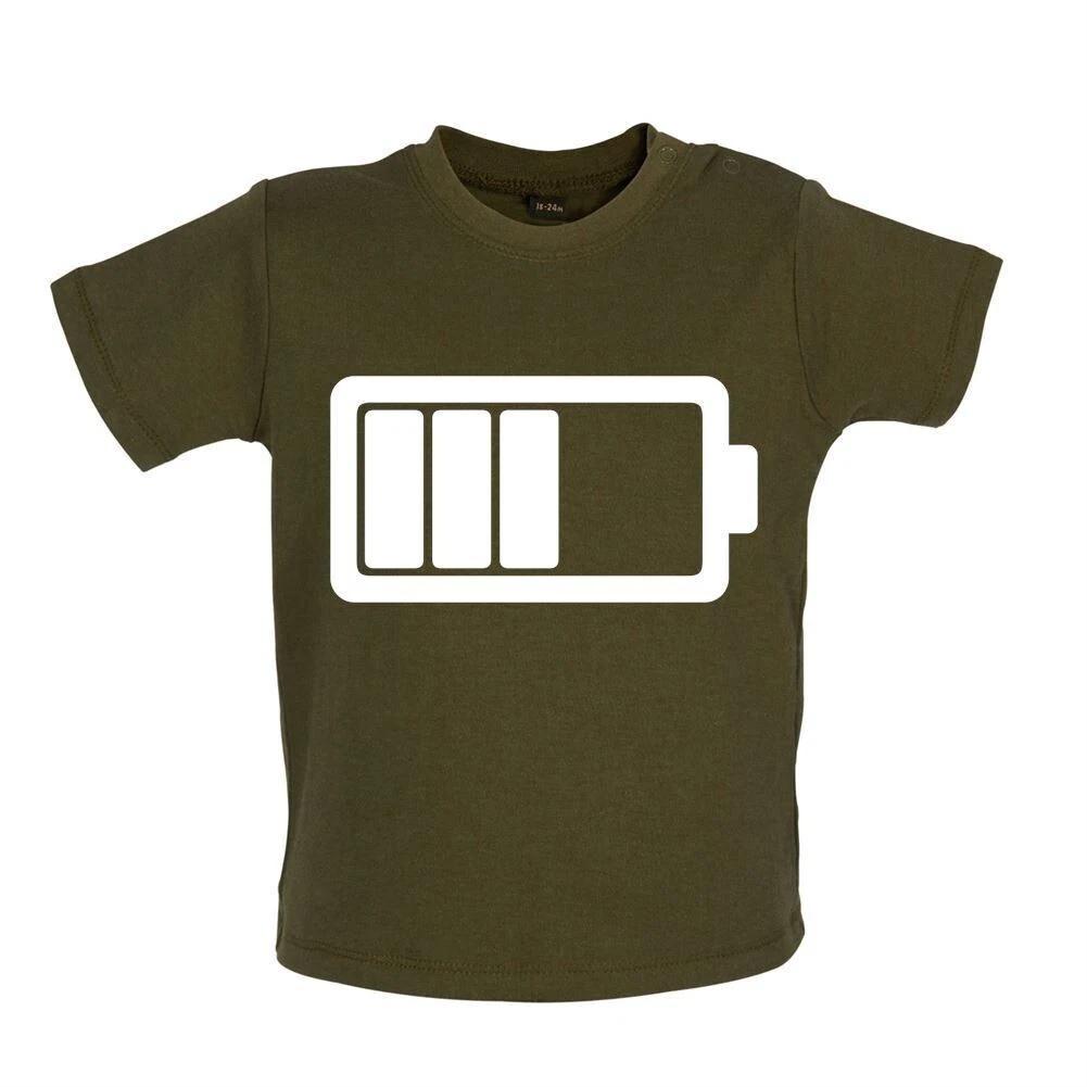

Battery Symbol - Baby T-Shirt / Babygrow - Mobile Computer Geek Joke Gift 150