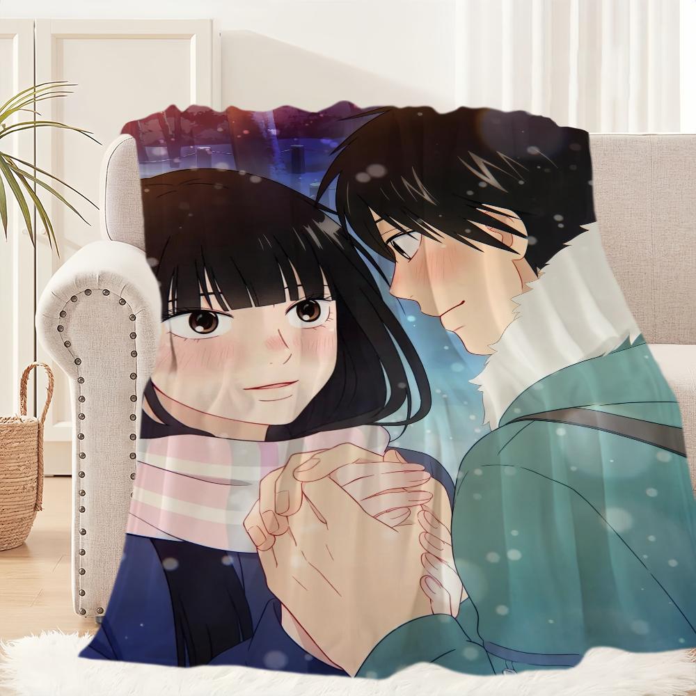 

Anime Kimi ni Todoke From Me to You Blanket Plush Nap Sofa rug for Living Room Office Bedroom Birthday Home Travel Kid Gifts 30x40in