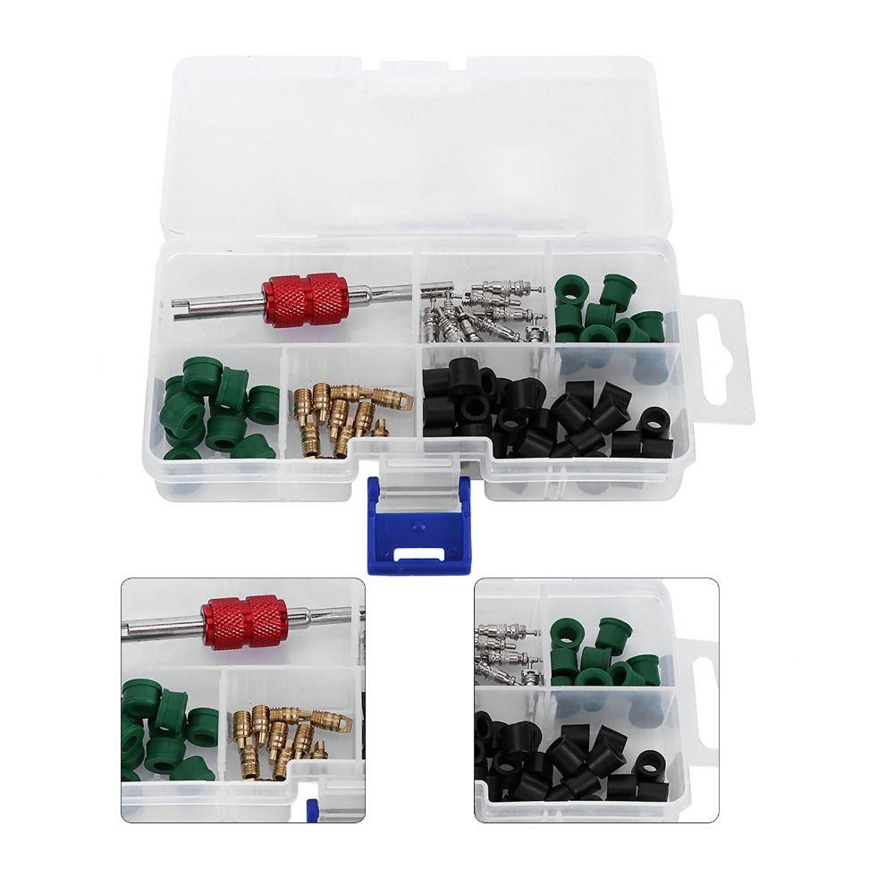 71PCS Universal A/C Valve Multi-Purpose a/C Autos Valve Core Repair Tool Kit  Air Conditioner Repair