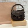 Vintage Washed Leather Saddle Bag - Casual Commuter Handbag Women