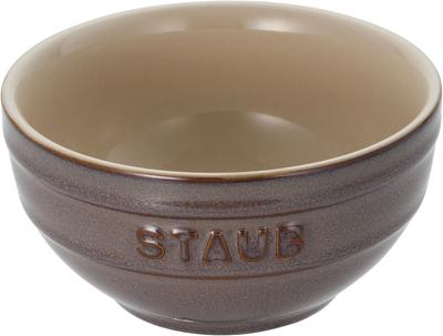 Staub Antique Gray Ceramic Bowl Microwave Safe Japanese Vintage Colors "Bowl 12cm" [Authorized Product] 40511-834