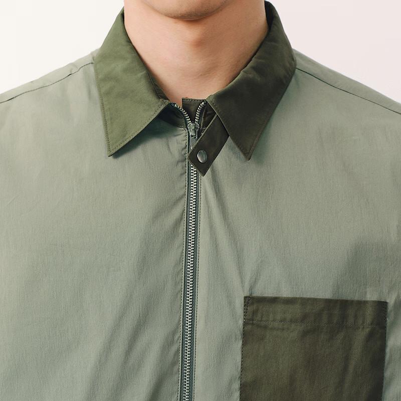 CROQUIS Men's 2026 Spring H-Fit Long-Sleeve Shirt Collar Jacket