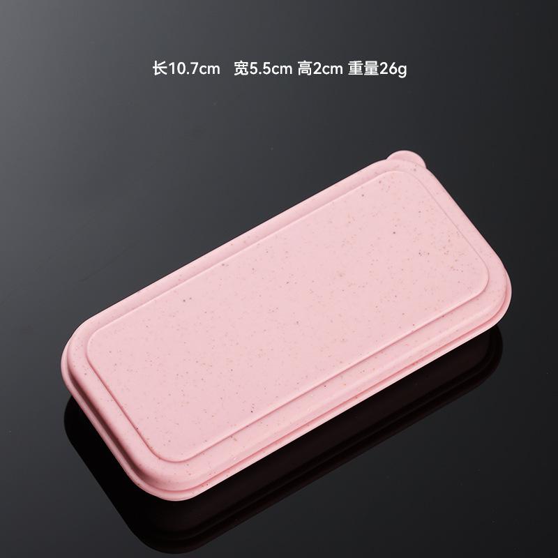 PP plastic short portable tableware box multi-color product box trinket storage box foldable tableware box