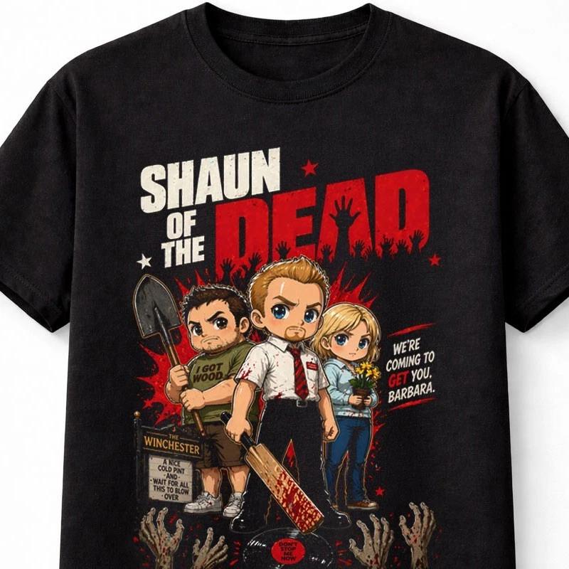 Shaun of the Dead Funny Zombie Movie Quote Graphic Unisex TShirt S