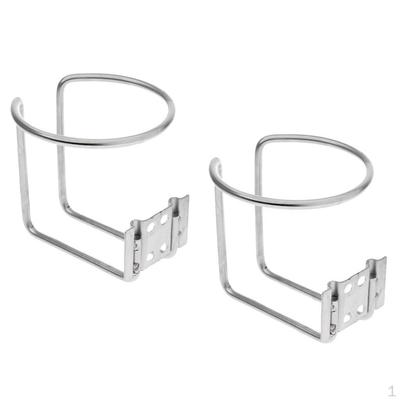 2 Peças / Conjunto Suporte de Barco Anel de Aço Inoxidável Bebida