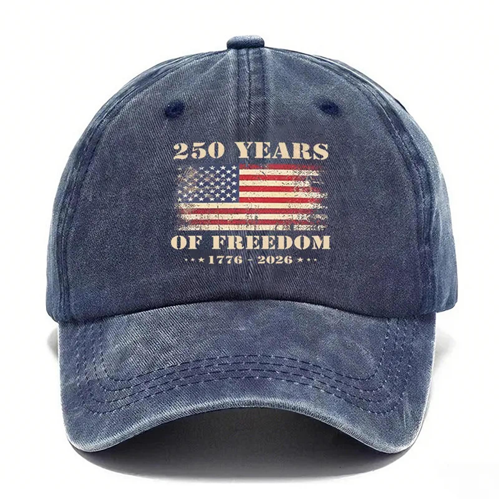 

Мужская и женская американская юбилейная commemorative кепка, бейсболка One Size тёмно-синий