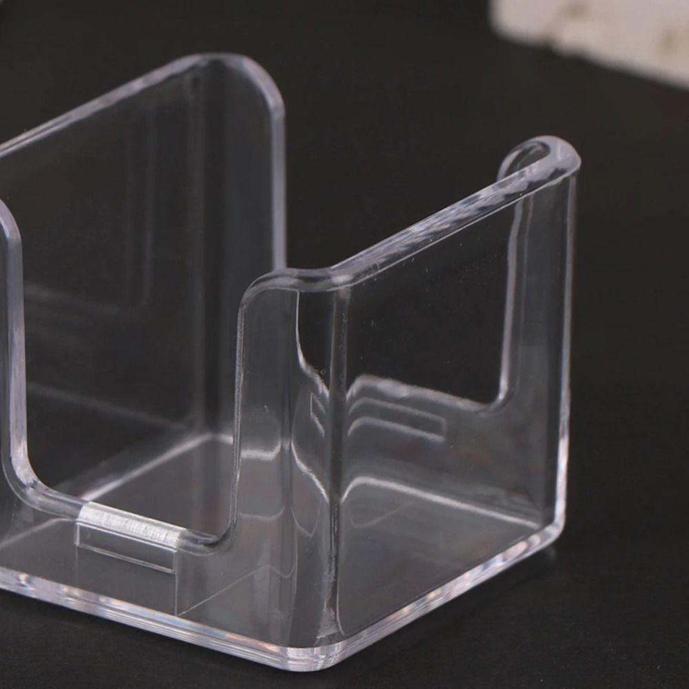 1Pcs Transparent Acrylic Box Plastic Billiard Accessory Durable Chalk Box  Snooker Pool