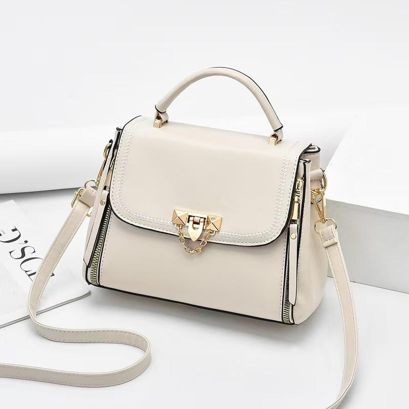 

Small bag summer versatile fairy texture shoulder messenger women s bag new bag 23*9*17 бежевый
