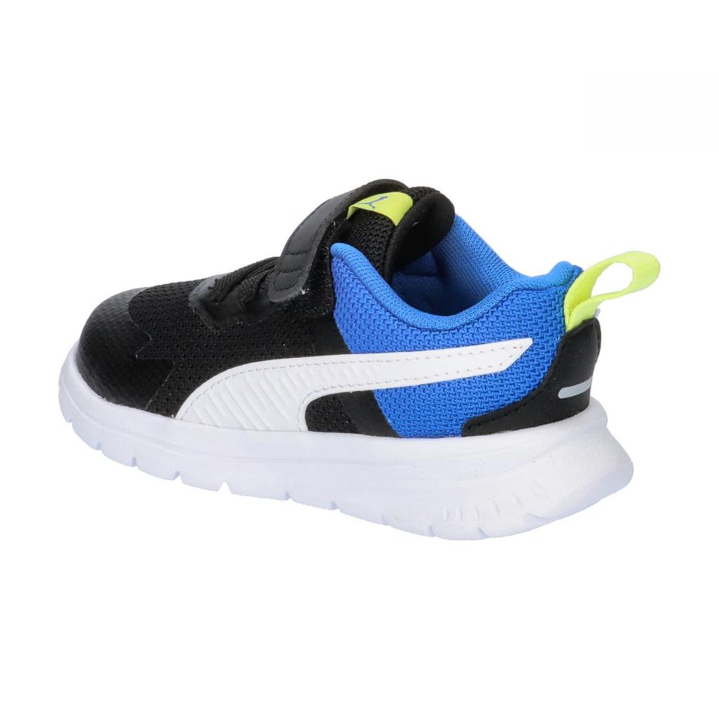 Puma Evol Blanc Mesh Sneakers 2022 Puma Blue Size Cm AC+INF Kids' (386240), Fall/Winter Colorway, Black/Puma White/Victoria (04), 12.0