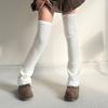 Damen Mädchen Süße Beinwärmer Gestrickt Ausgestellte Beinärmel Goth Häkeln Lockerer Bund Knöchel Haufen Socken Oberschenkel Hohe Socken