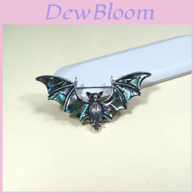 Broche Pin Colgante de Concha de Animal Murciélago Joyería Hecha a Mano Accesorio Para Hombres y Mujeres