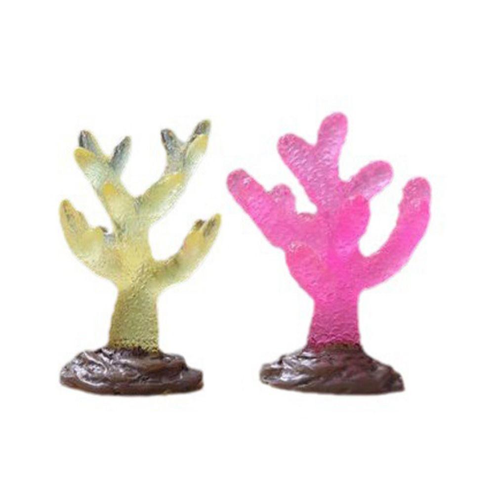 Luminescent Simulation Coral Reefs Decorative Landscape Coral  Fish Tanks Decorations