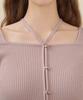 MICANE Rosemary Square Neck Strap Knit