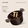 UKITCHEN 24cm Titanium Non-Stick Soup Pot